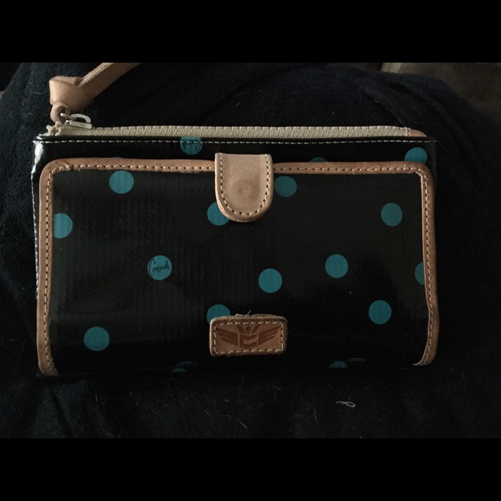 Consuela wallet, polka dot